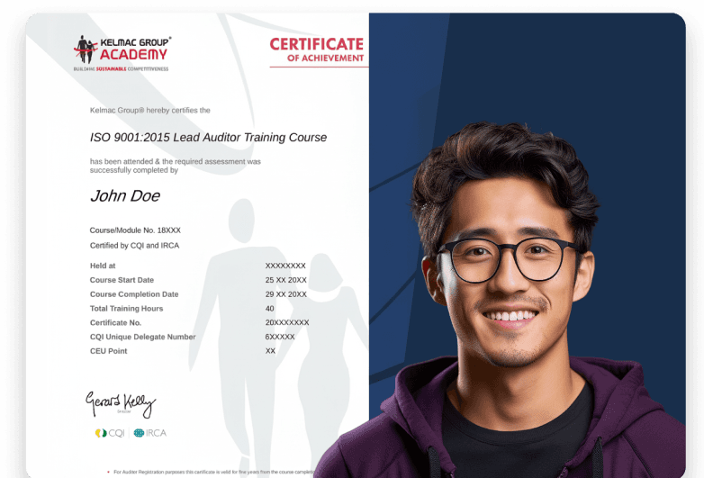 Sample Certificate of Completion